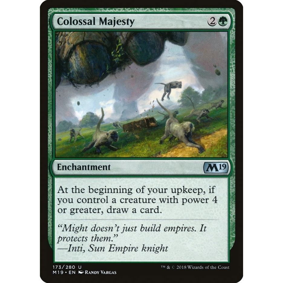 Image for Colossal Majesty (173) (M19) - Magic: The Gathering