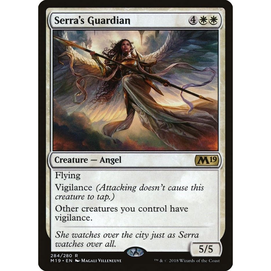 Image for Serra's Guardian (284) (M19) - Magic: The Gathering