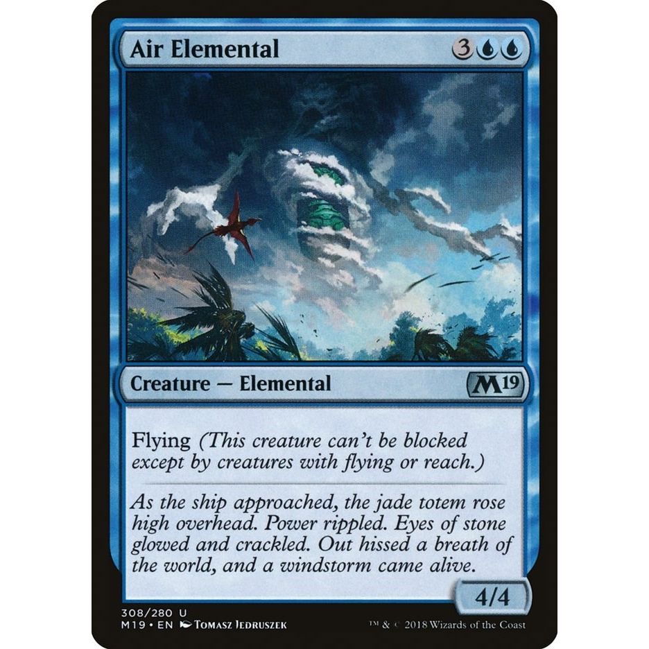 Image for Air Elemental (308) (M19) - Magic: The Gathering