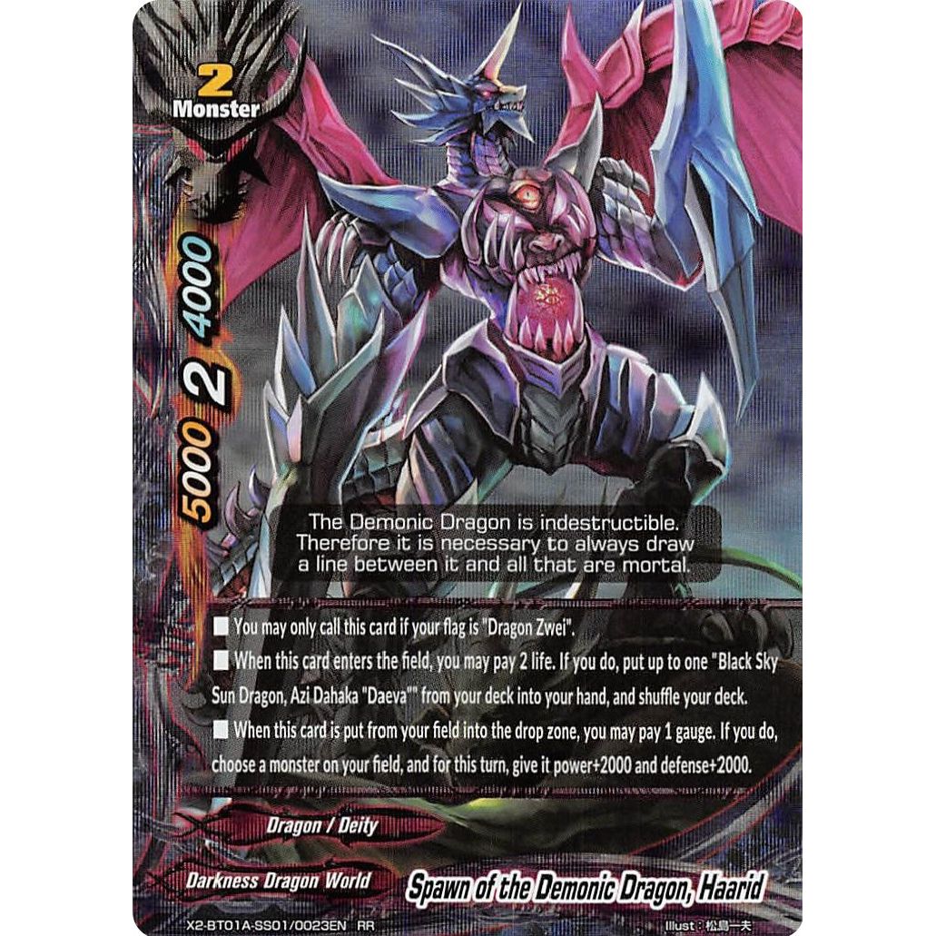 Image for Spawn of the Demonic Dragon, Haarid (X2-BT01A-SS01/0023EN) (X2BT01A) - Future Card BuddyFight