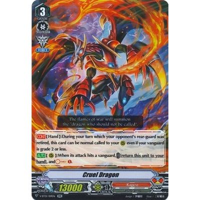 Image for Cruel Dragon (V-BT01/019EN) (V-BT01) - Cardfight Vanguard