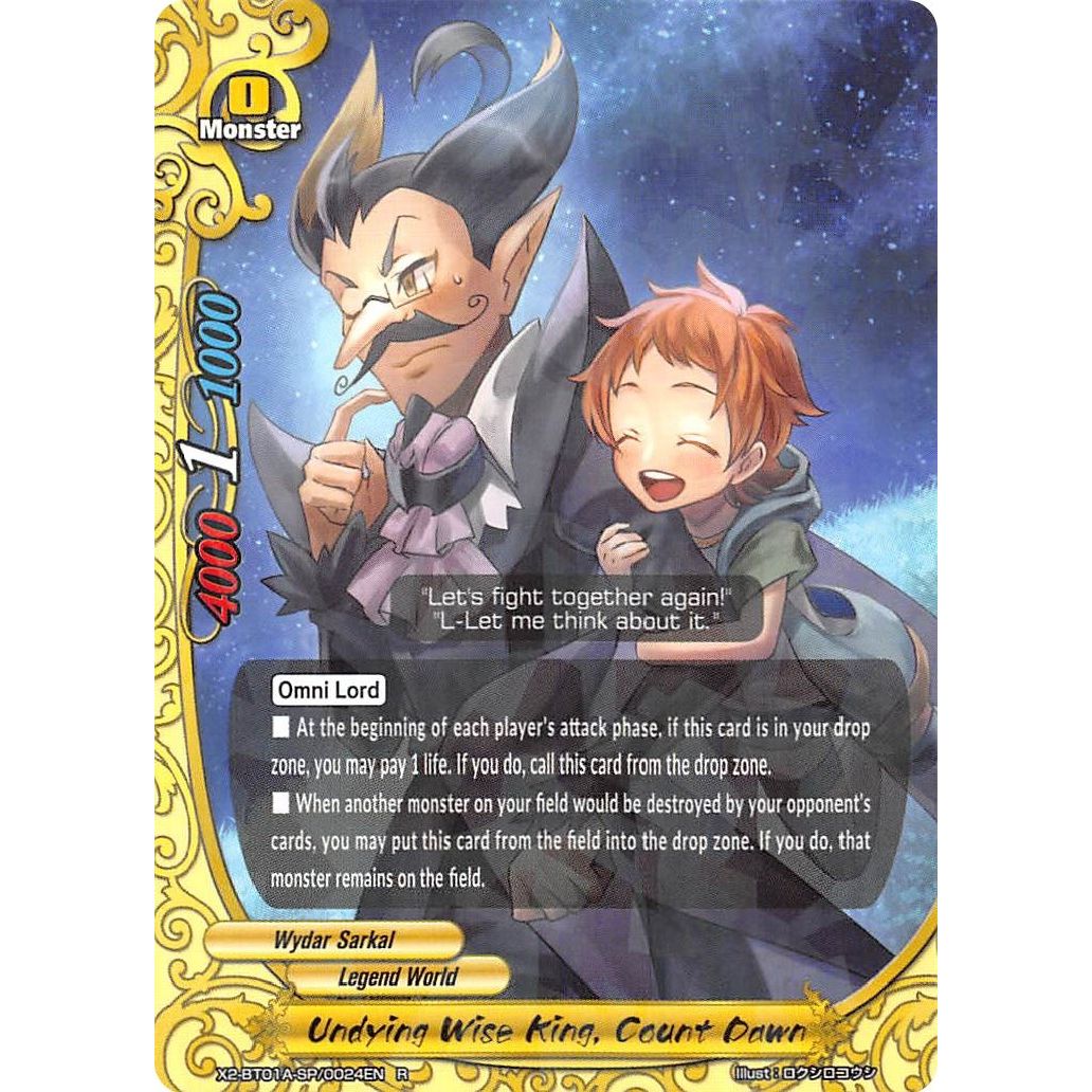 Image for Undying Wise King, Count Dawn (X2-BT01A-SP/0024EN) (X2BT01A) - Future Card BuddyFight