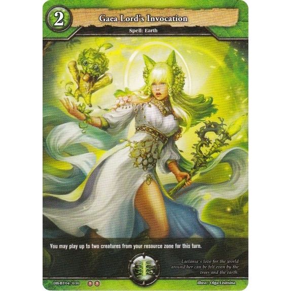 Image for Gaea Lord's Invocation (DB-BT04/030) (BP04) - Dragoborne
