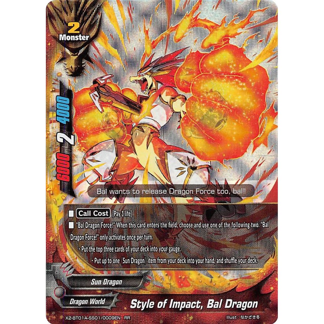Image for Style of Impact, Bal Dragon (X2-BT01A-SS01/0009EN) (X2BT01A) - Future Card BuddyFight