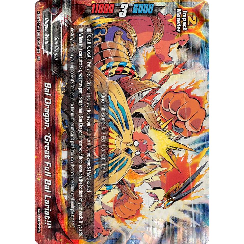 Image for Bal Dragon, "Great Full Bal Lariat!!" (X2-BT01A-SS01/0014EN) (X2BT01A) - Future Card BuddyFight