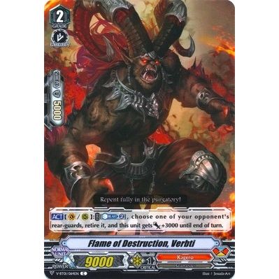 Image for Flame of Destruction, Verbti (V-BT01/064EN) (V-BT01) - Cardfight Vanguard
