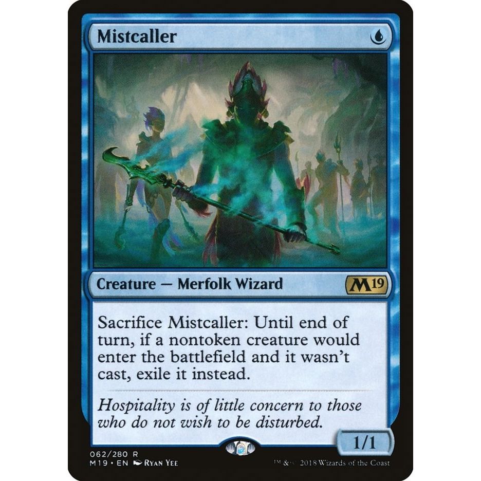 Image for Mistcaller (62) (M19) - Magic: The Gathering