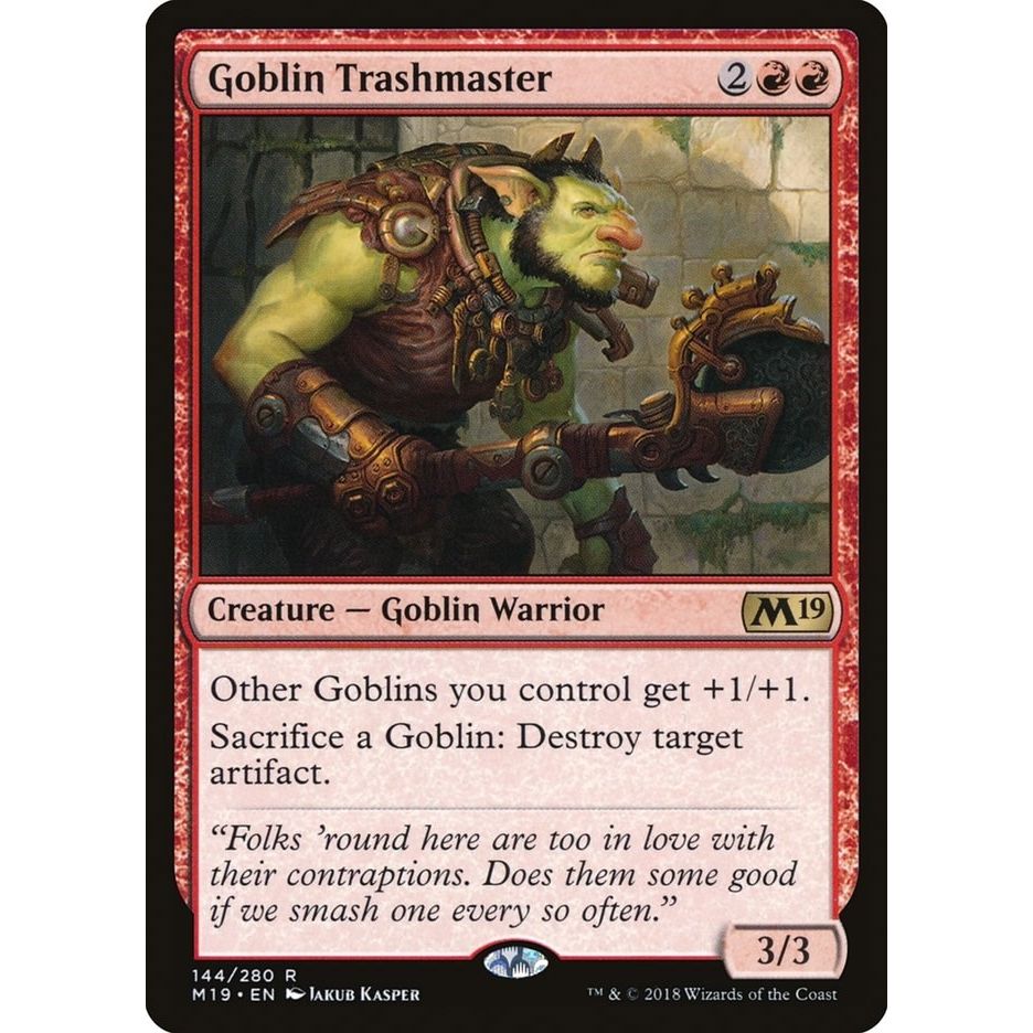 Image for Goblin Trashmaster (144) (M19) - Magic: The Gathering