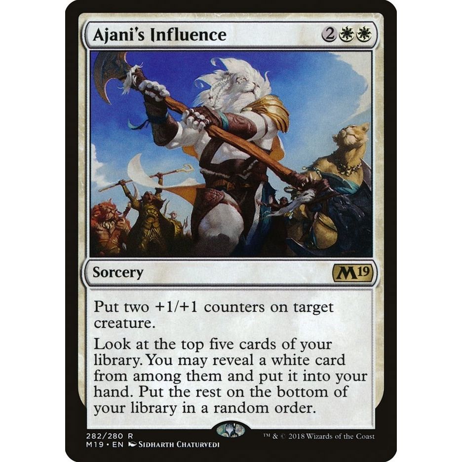 Image for Ajani's Influence (282) (M19) - Magic: The Gathering