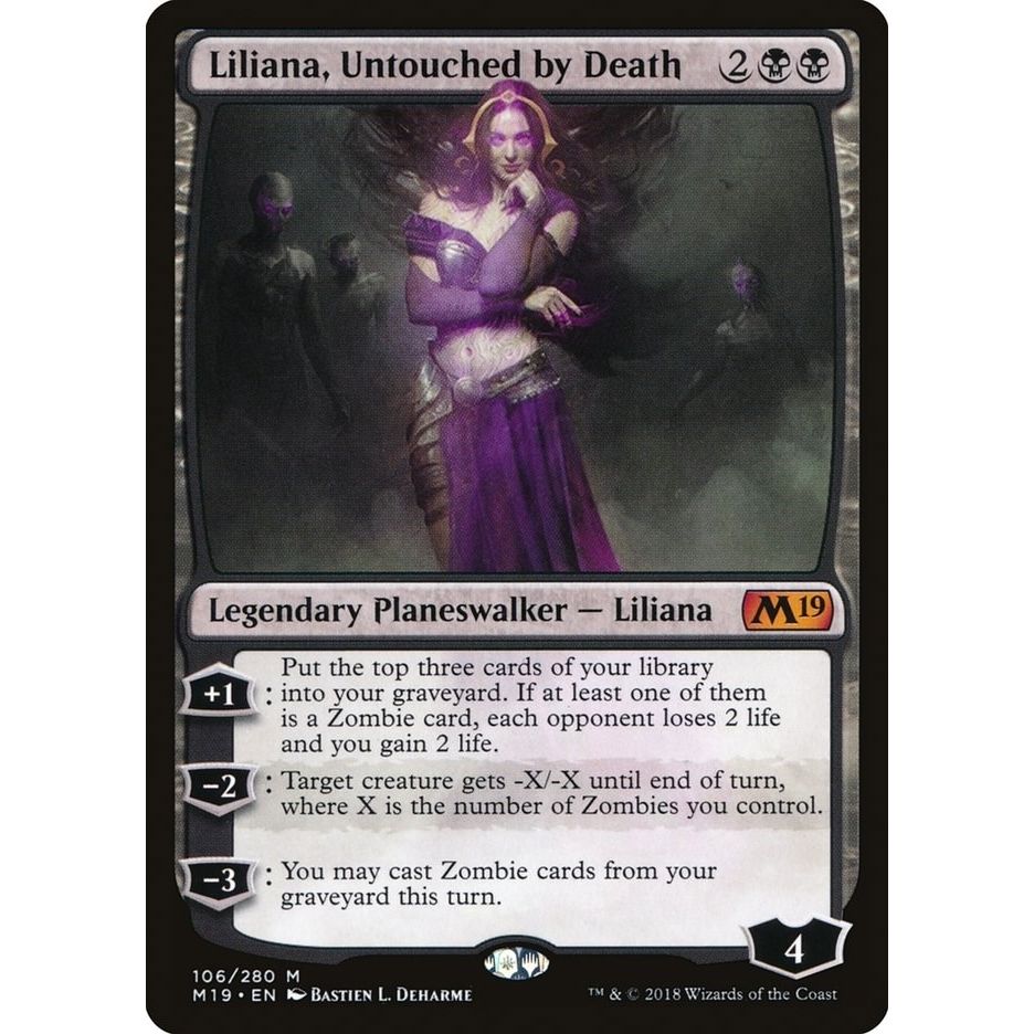 Image for Liliana, Untouched by Death (106) (M19) - Magic: The Gathering