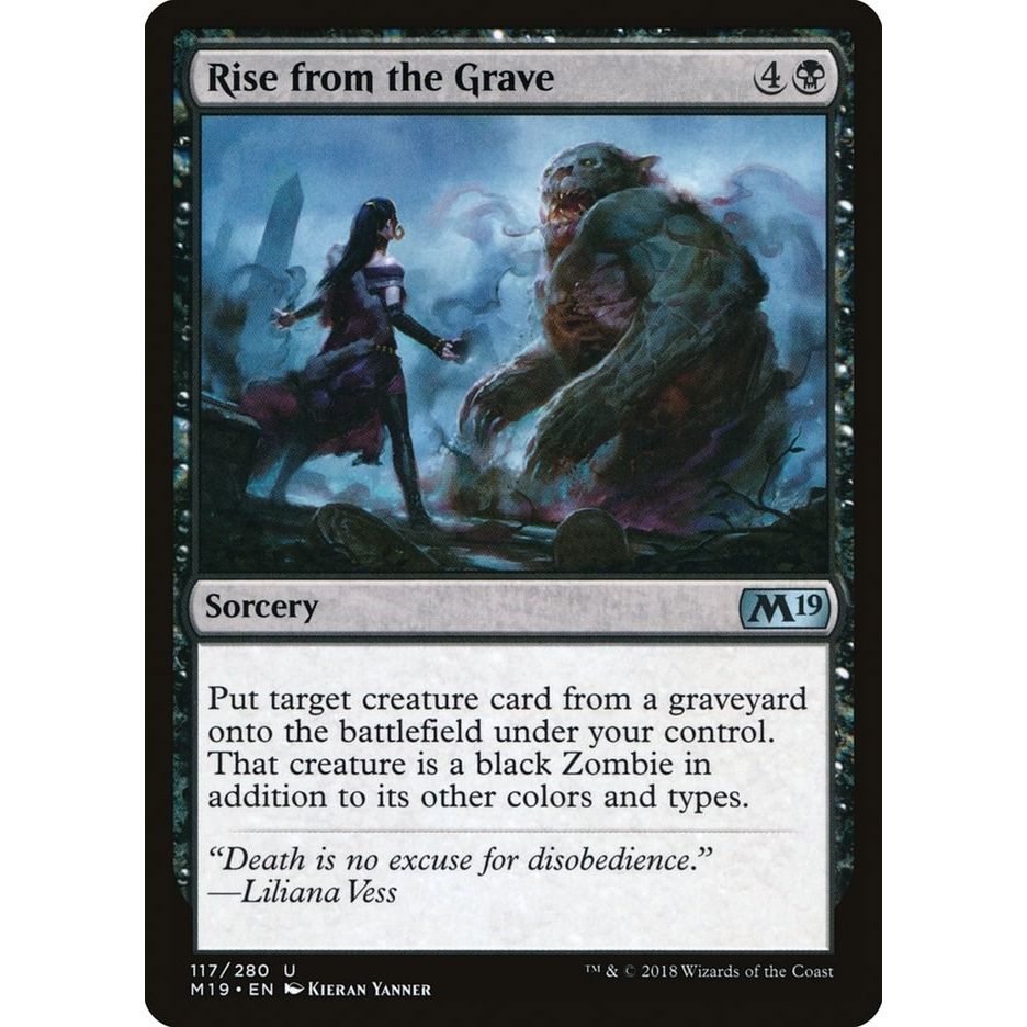 Image for Rise from the Grave (117) (M19) - Magic: The Gathering