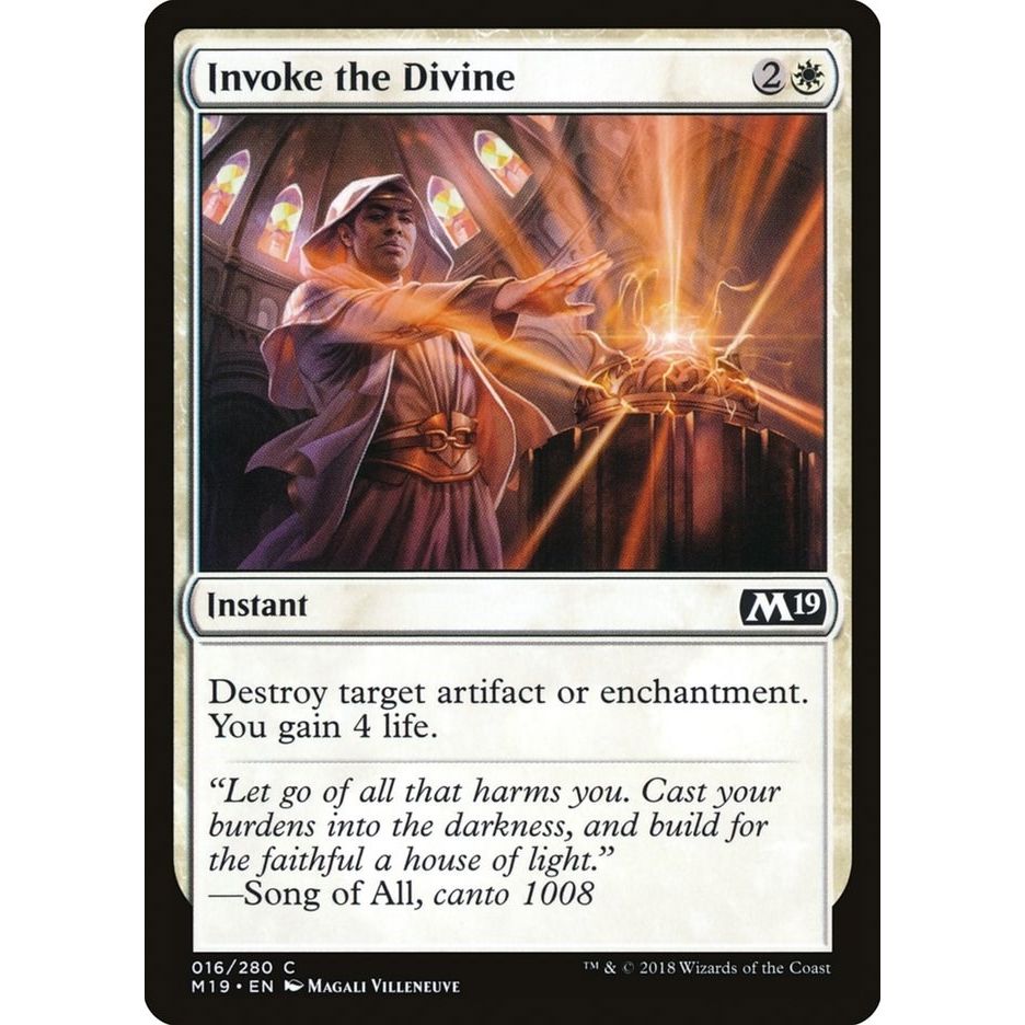 Image for Invoke the Divine (16) (M19) - Magic: The Gathering