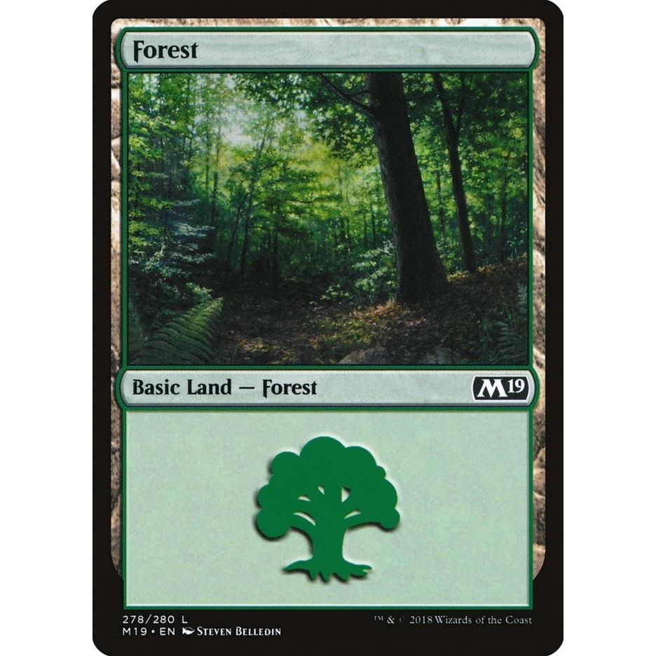 Image for Forest (278) (278) (M19) - Magic: The Gathering