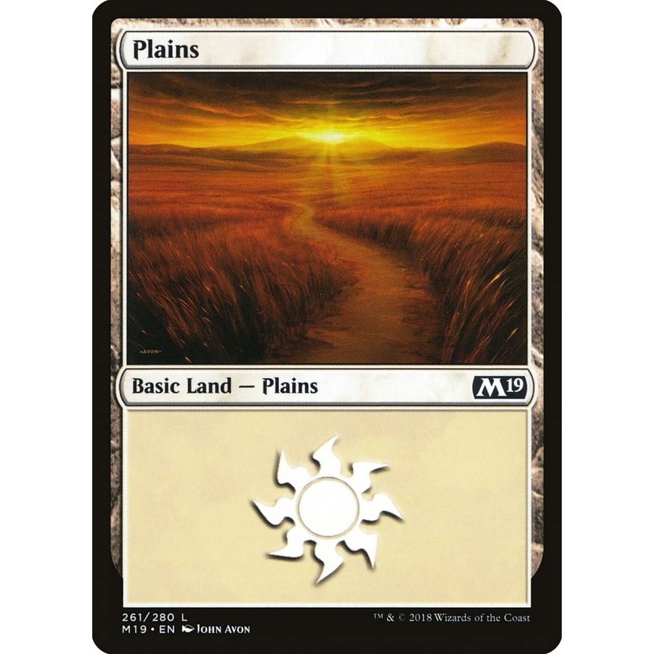 Image for Plains (261) (261) (M19) - Magic: The Gathering