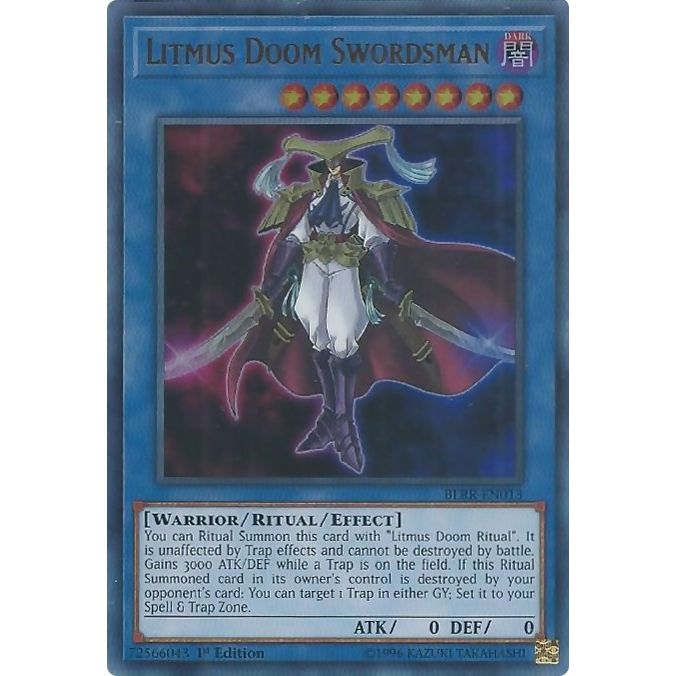 Image for Litmus Doom Swordsman (BLRR-EN013) (BLRR) - YuGiOh