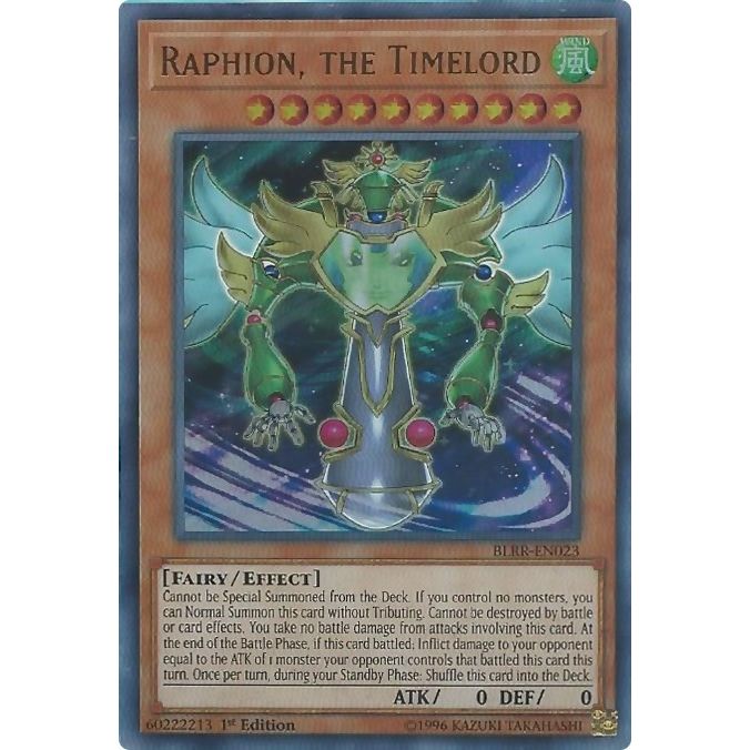 Image for Raphion, the Timelord (BLRR-EN023) (BLRR) - YuGiOh