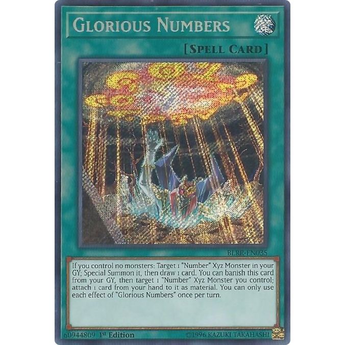 Image for Glorious Numbers (BLRR-EN035) (BLRR) - YuGiOh