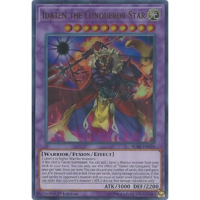 Image for Idaten the Conqueror Star (BLRR-EN039) (BLRR) - YuGiOh