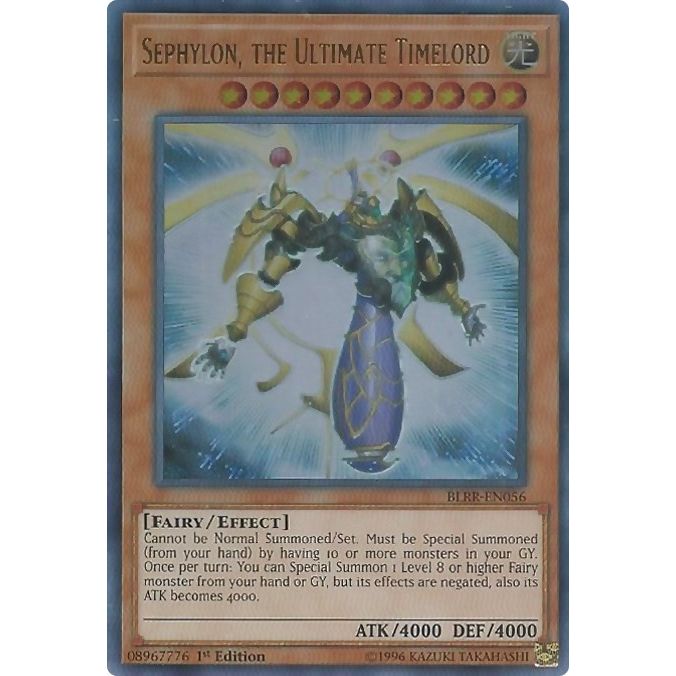 Image for Sephylon, the Ultimate Timelord (BLRR-EN056) (BLRR) - YuGiOh