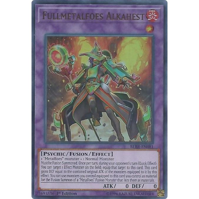 Image for Fullmetalfoes Alkahest (BLRR-EN081) (BLRR) - YuGiOh