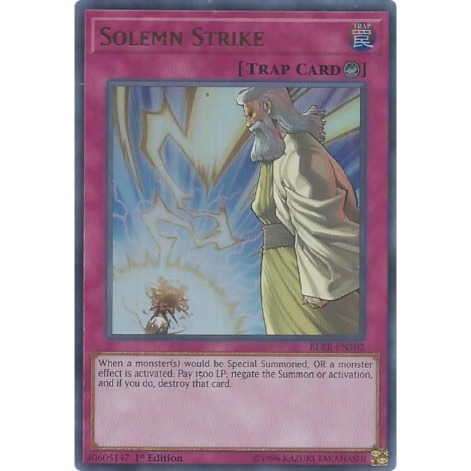 Image for Solemn Strike (BLRR-EN102) (BLRR) - YuGiOh