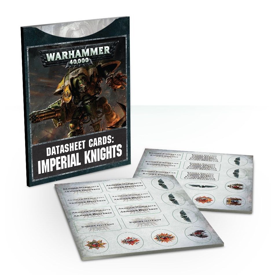 Image for Warhammer 40K: Datasheet Cards - Imperial Knights - Warhammer Game Accessories