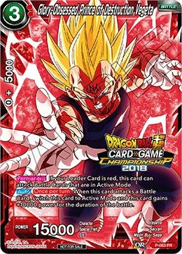 Image for Glory-Obsessed Prince of Destruction Vegeta (P-063) (TPR) - Dragon Ball Super: Masters