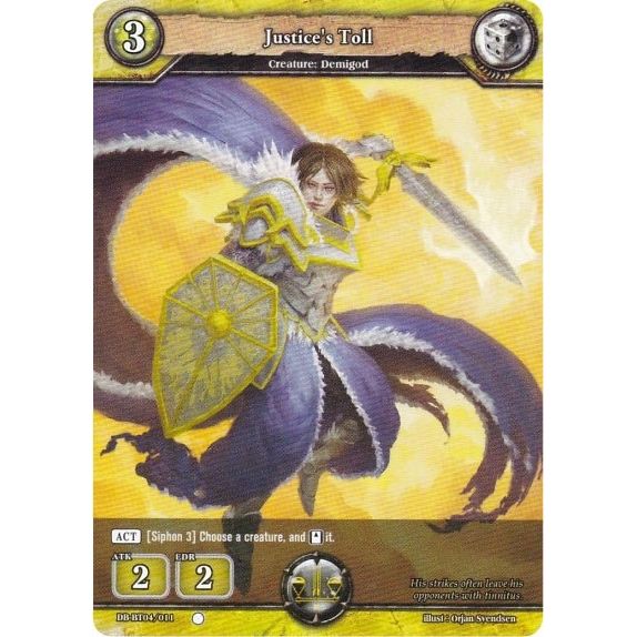 Image for Justice's Toll (DB-BT04/011) (BP04) - Dragoborne