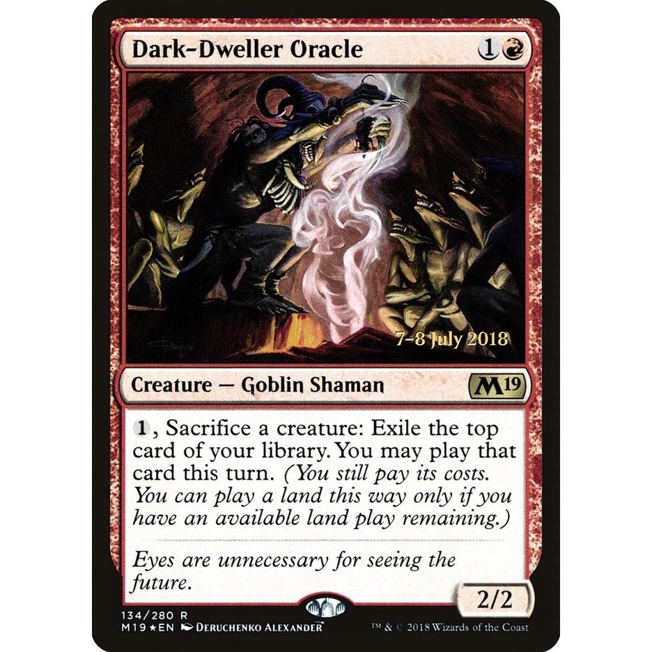 Image for Dark-Dweller Oracle (134) (PRE) - Magic: The Gathering