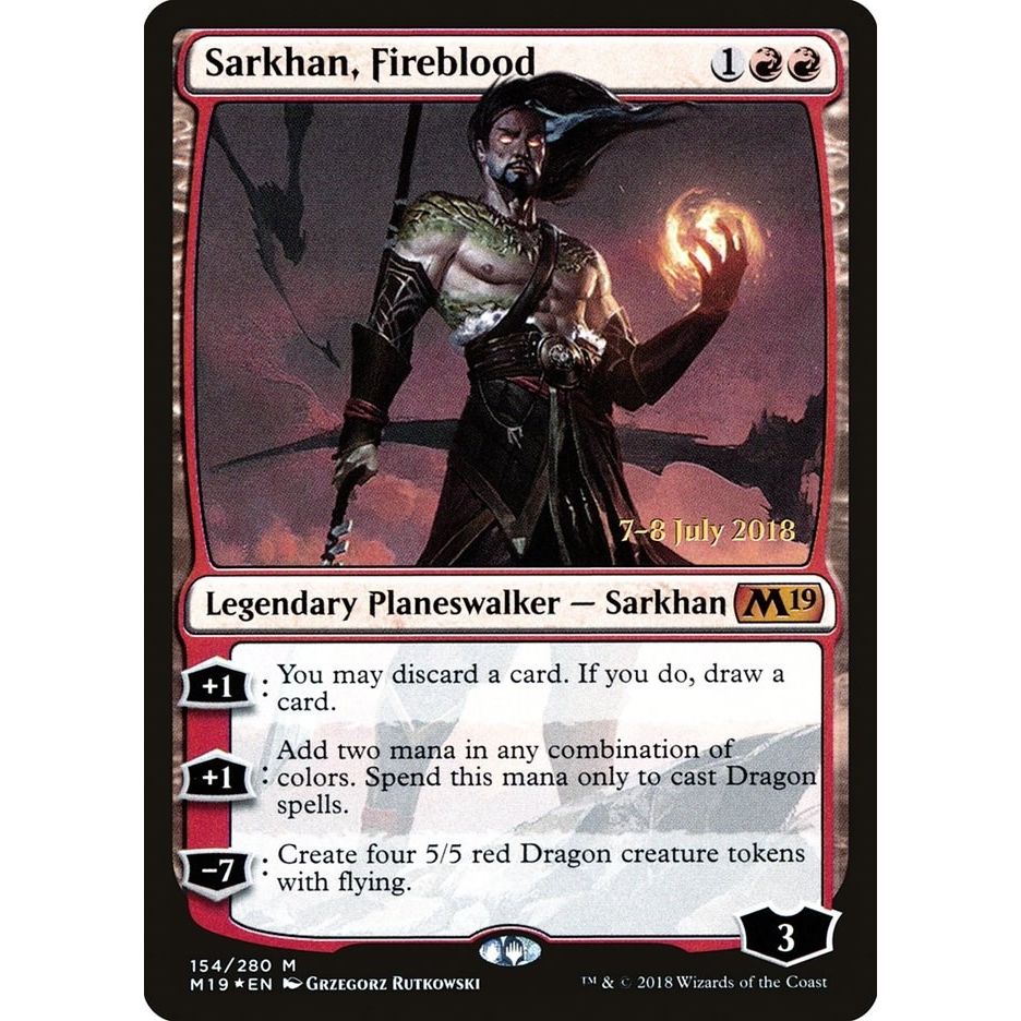 Image for Sarkhan, Fireblood (154) (PRE) - Magic: The Gathering