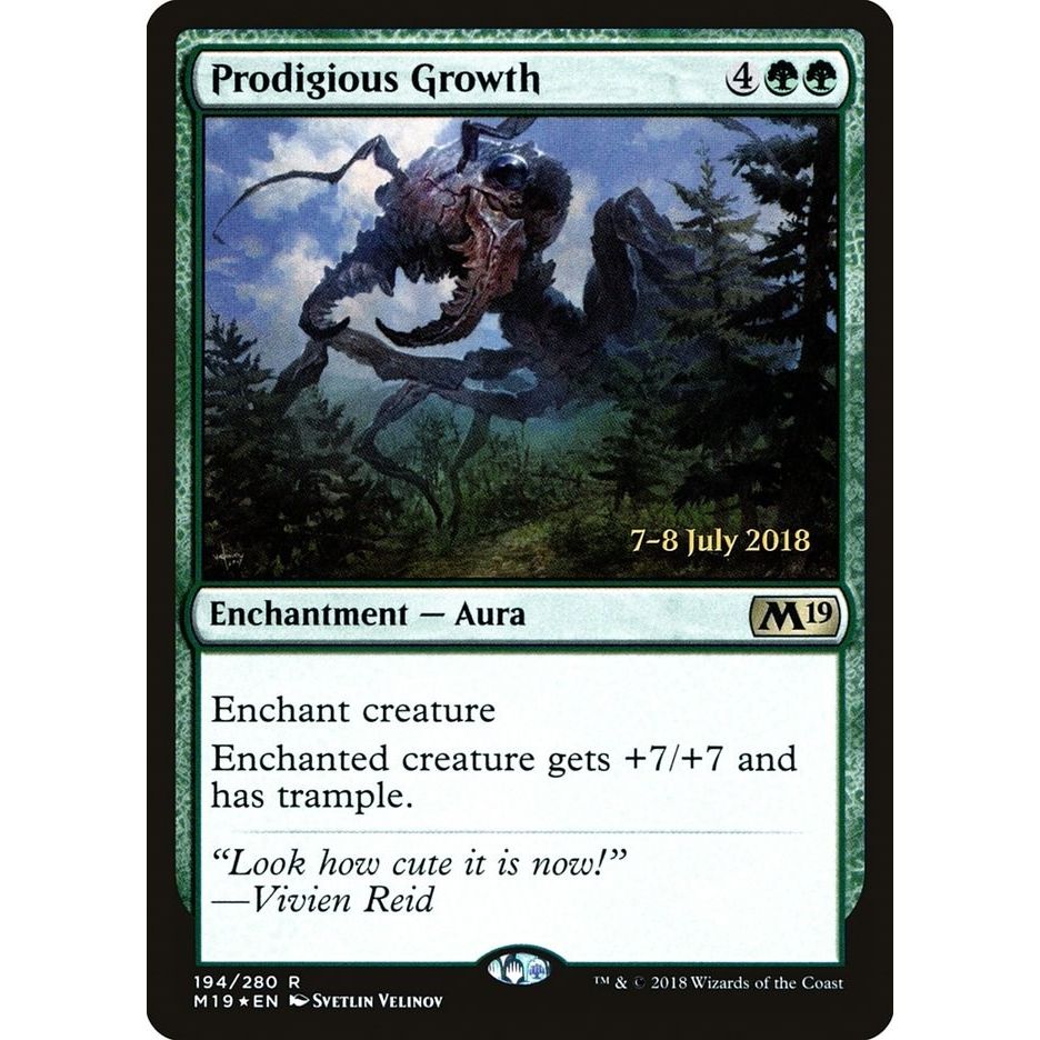 Image for Prodigious Growth (194) (PRE) - Magic: The Gathering