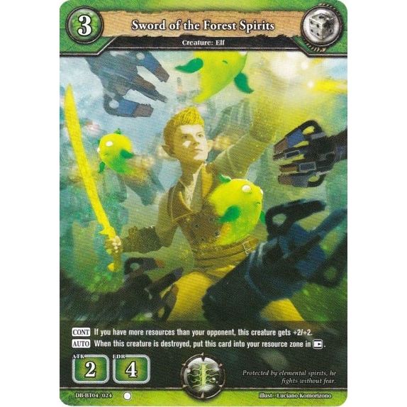 Image for Sword of the Forest Spirits (DB-BT04/024) (BP04) - Dragoborne