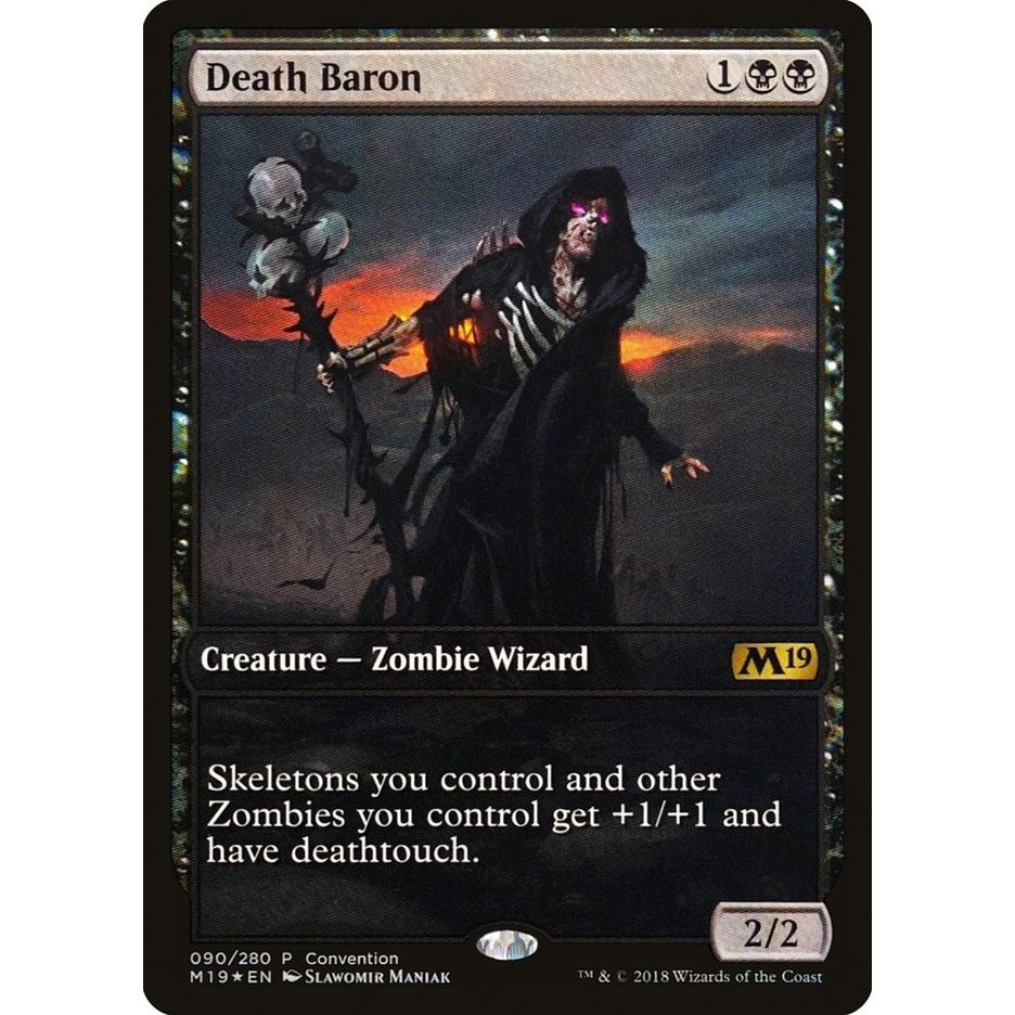 Image for Death Baron (2018 Convention Promo) (90) (MEDIA) - Magic: The Gathering