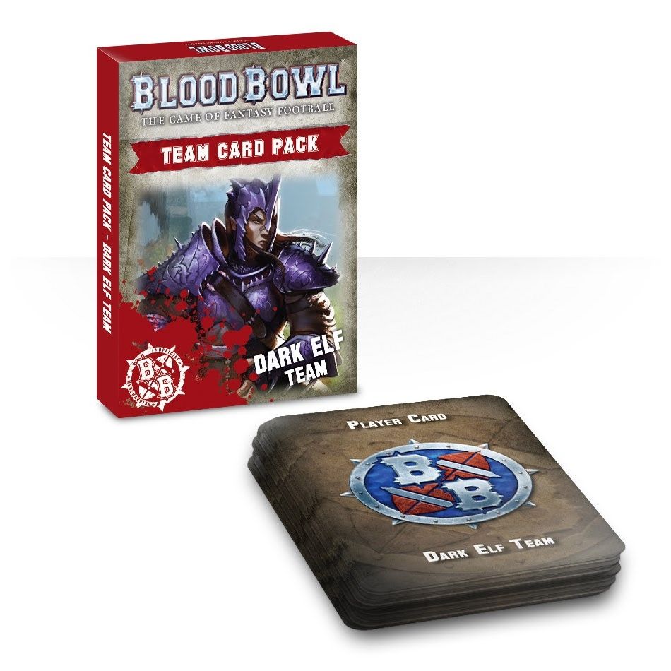 Image for Blood Bowl: Dark Elf Team Card Pack - Warhammer Game Accessories