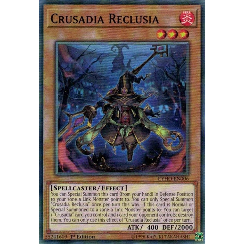 Image for Crusadia Reclusia (CYHO-EN006) (CYHO) - YuGiOh