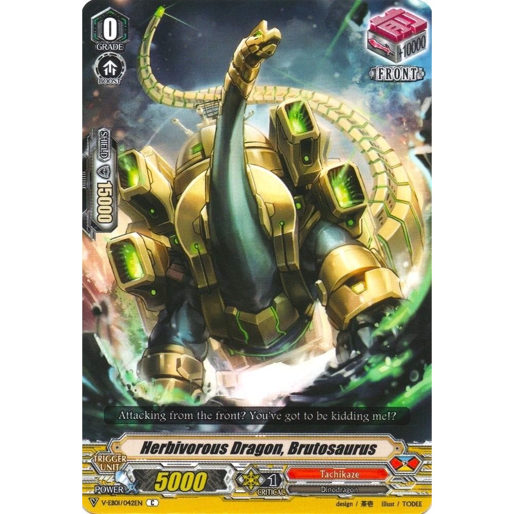 Image for Herbivorous Dragon, Brutosaurus (V-EB01/042EN) (V-EB01) - Cardfight Vanguard
