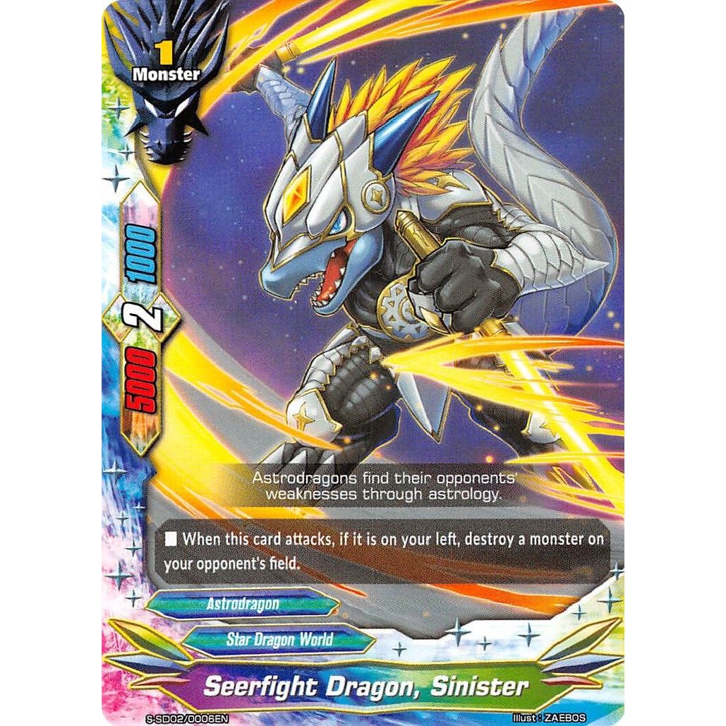 Image for Seerfight Dragon, Sinister (S-SD02/0006EN) (S-SD02) - Future Card BuddyFight