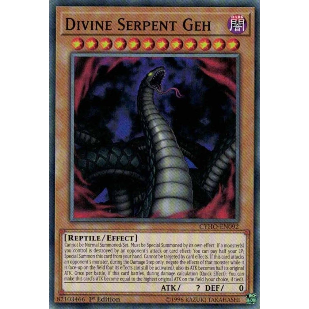 Image for Divine Serpent Geh (CYHO-EN092) (CYHO) - YuGiOh