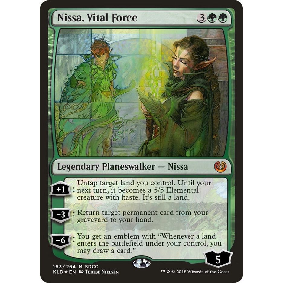 Image for Nissa, Vital Force (SDCC 2018 Exclusive) (163) (MEDIA) - Magic: The Gathering