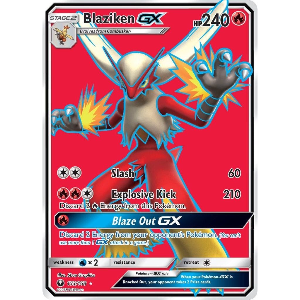 Image for Blaziken GX (Full Art) (153/168) (CES) - Pokemon