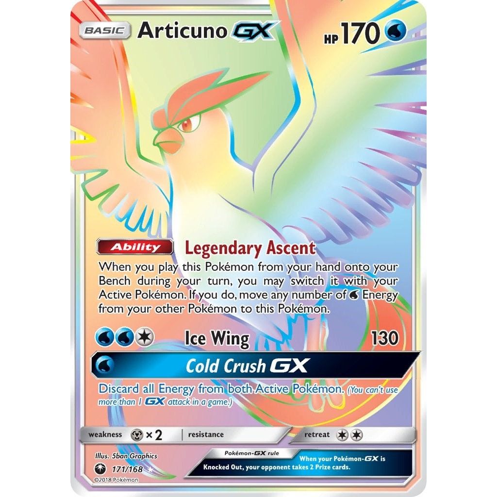 Image for Articuno GX (Secret) (171/168) (CES) - Pokemon
