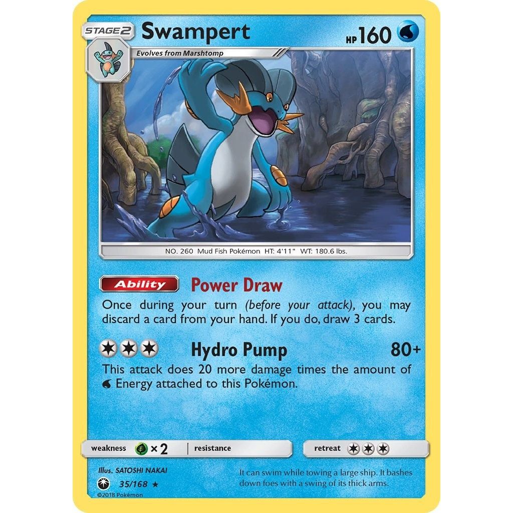 Image for Swampert (35/168) (CES) - Pokemon