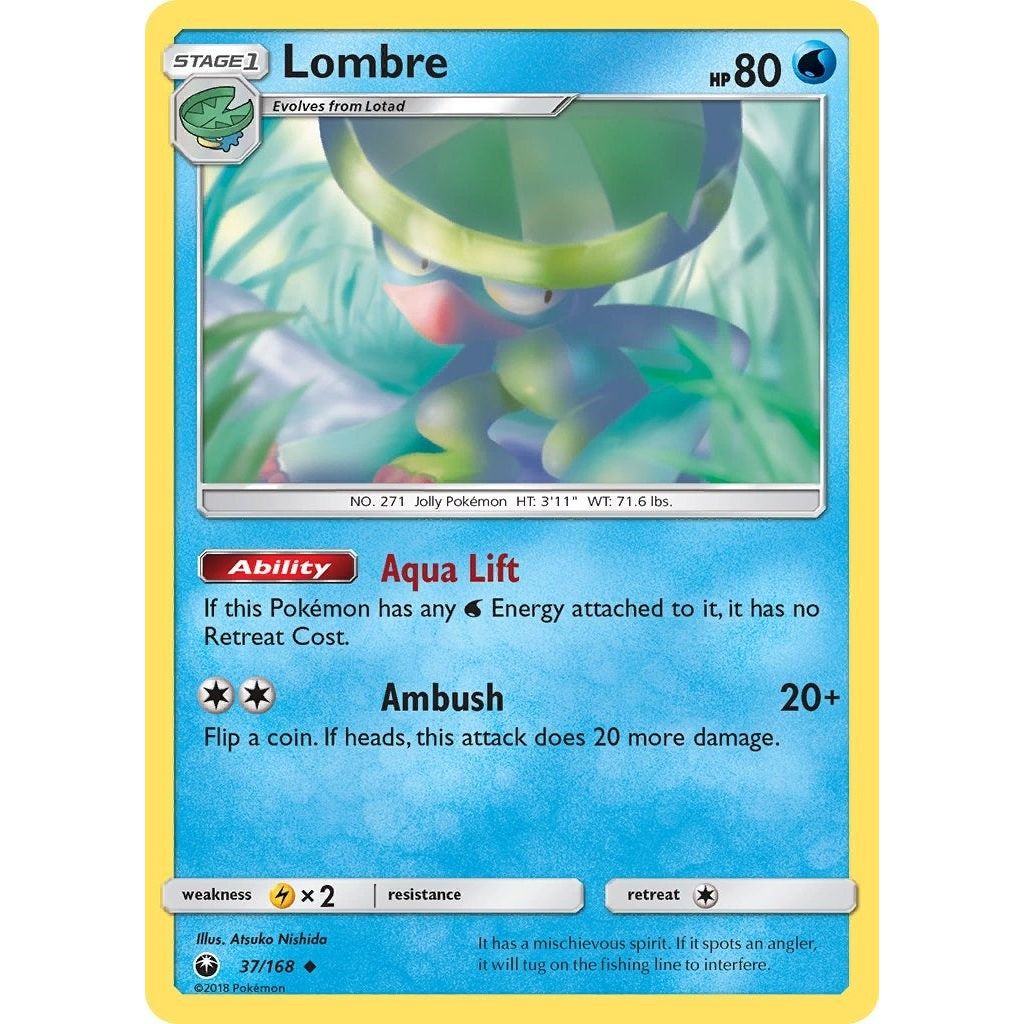 Image for Lombre (37/168) (CES) - Pokemon
