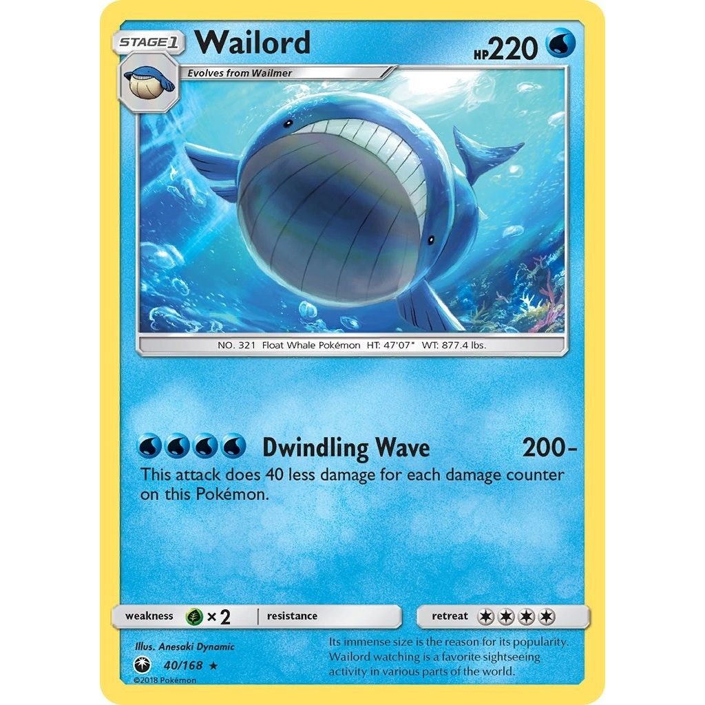 Image for Wailord (40/168) (CES) - Pokemon