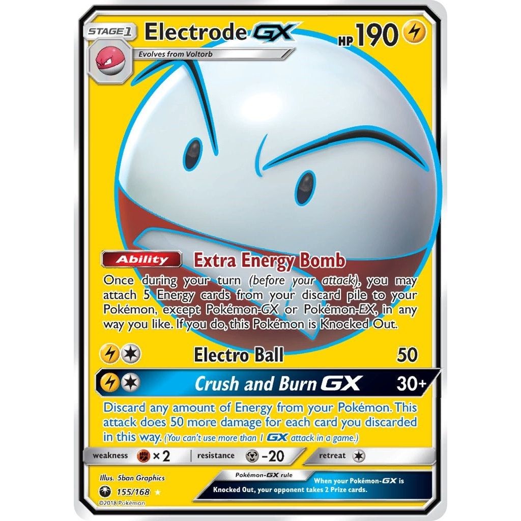 Image for Electrode GX (Full Art) (155/168) (CES) - Pokemon