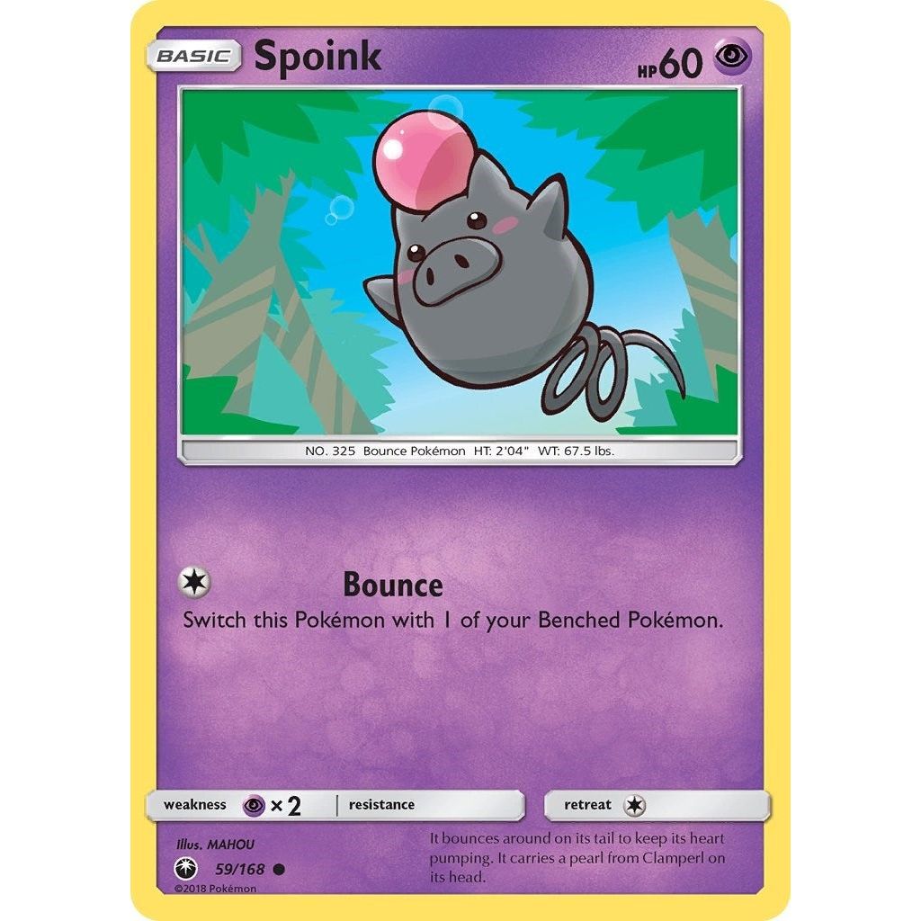 Image for Spoink (59/168) (CES) - Pokemon