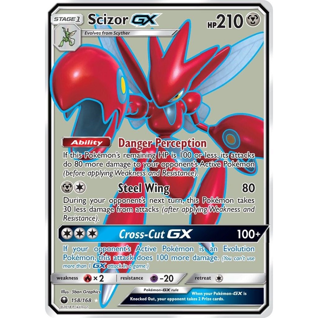 Image for Scizor GX (Full Art) (158/168) (CES) - Pokemon