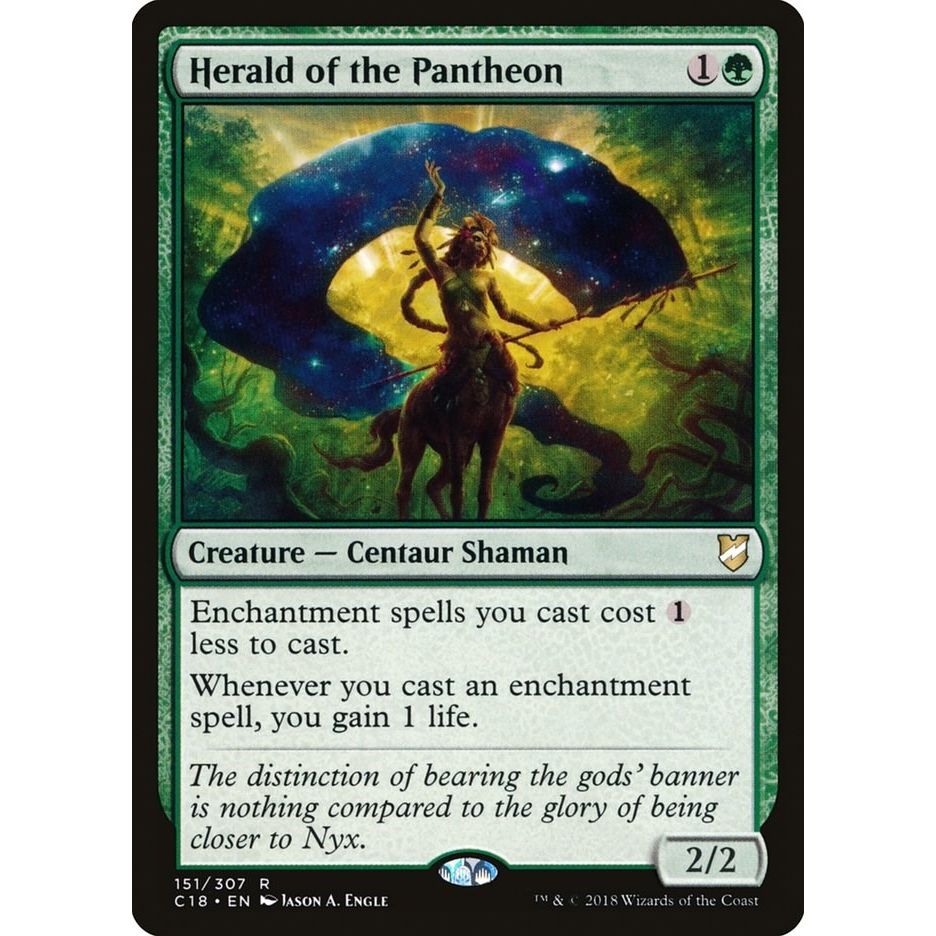 Image for Herald of the Pantheon (151) (C18) - Magic: The Gathering