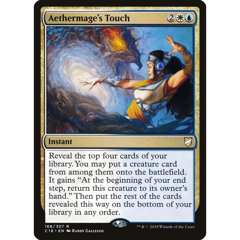 Image for Aethermage's Touch (168) (C18) - Magic: The Gathering