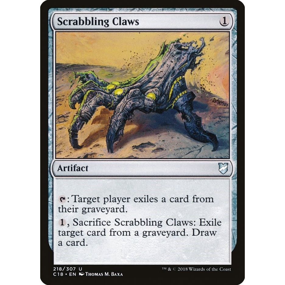 Image for Scrabbling Claws (218) (C18) - Magic: The Gathering